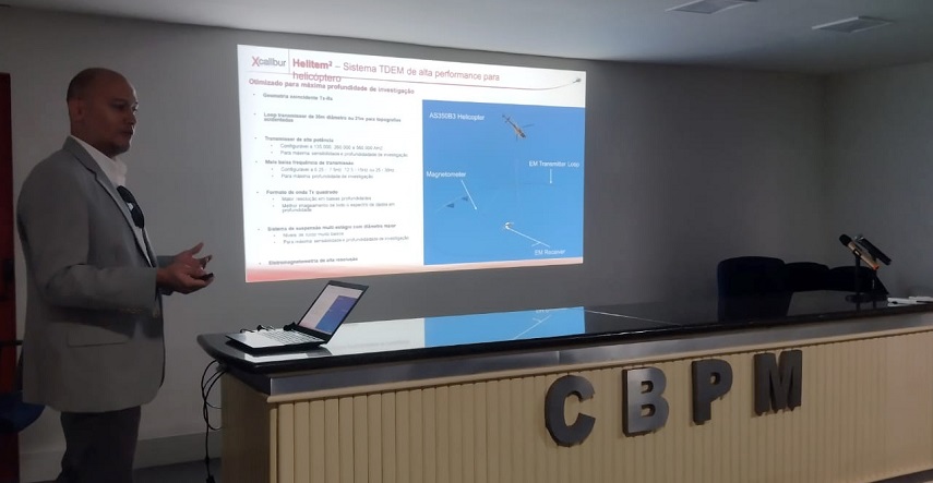 CBPM recebe dados do Levantamento Aerogeofísico