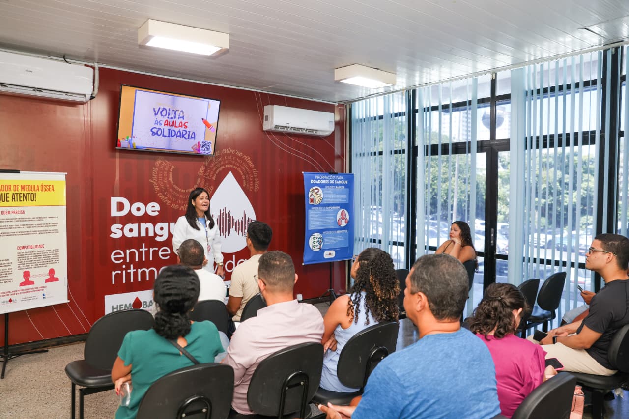 Solidariedade que salva vidas mobiliza servidores da SEC e do IAT