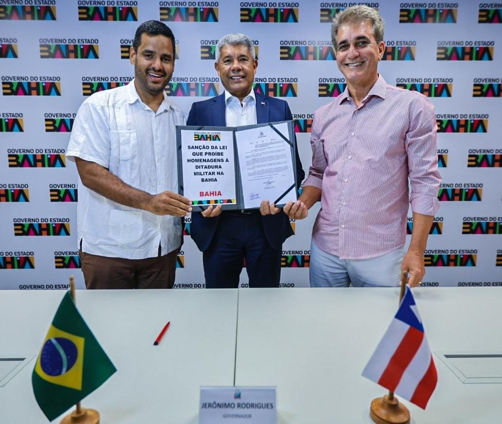 No 8 de janeiro, Jerônimo sanciona lei que proíbe homenagens à ditadura militar na Bahia