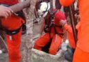 Bombeiros do 2º BBM resgatam pai e filho após queda em poço de 10 metros de profundidade na zona rural de São Gonçalo do Campos