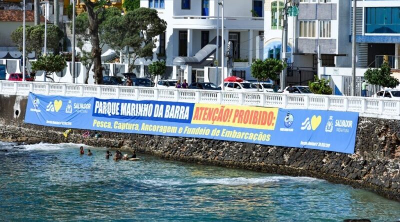 Prefeitura de Salvador reforça cuidados e fiscalização no Parque Marinho da Barra durante verão e Carnaval