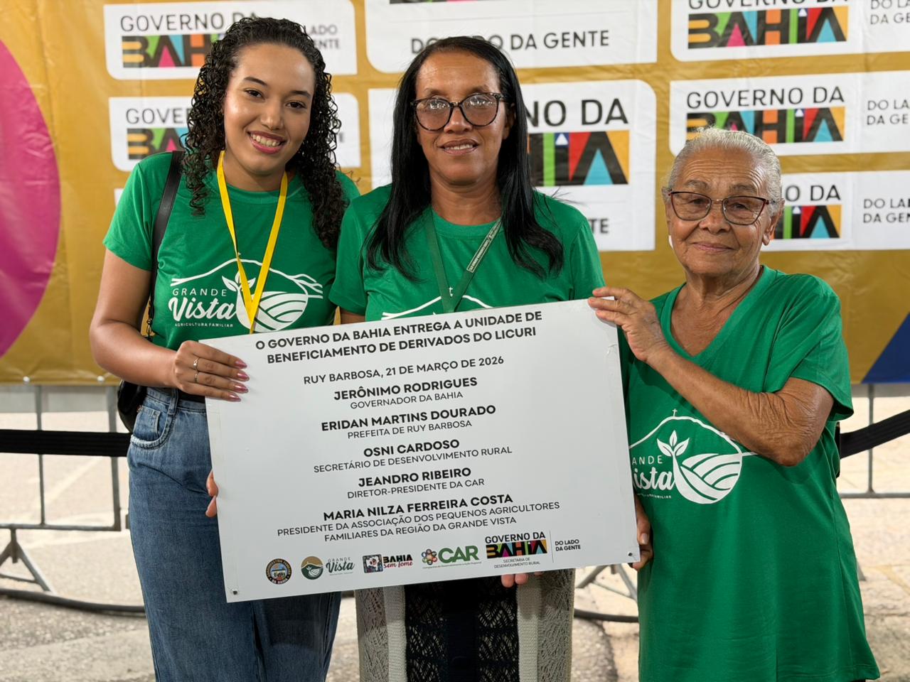 Agricultura familiar ganha reforço com investimentos nos municípios de Capela do Alto Alegre, Serra Preta e Rui Barbosa