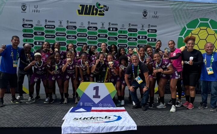 Futebol feminino baiano é campeão do JUBs Fut 2026 e garante vaga em competição internacional