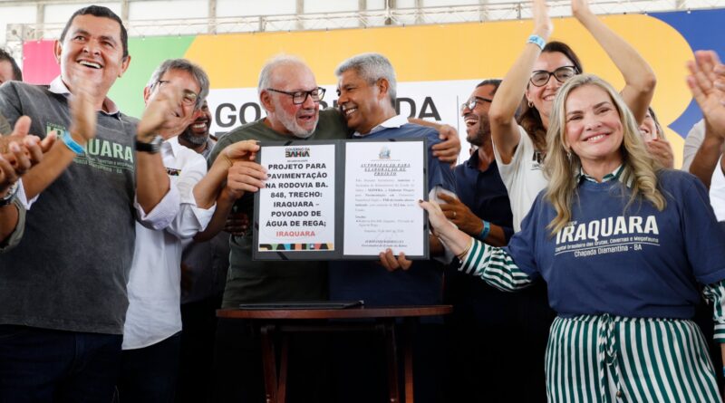 Governo do Estado inicia agenda em quatro municípios com entregas de infraestrutura e abastecimento de água em Iraquara