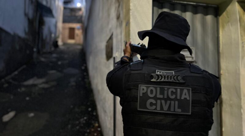 Polícia Civil deflagra operação contra organização criminosa no Complexo do Nordeste de Amaralina