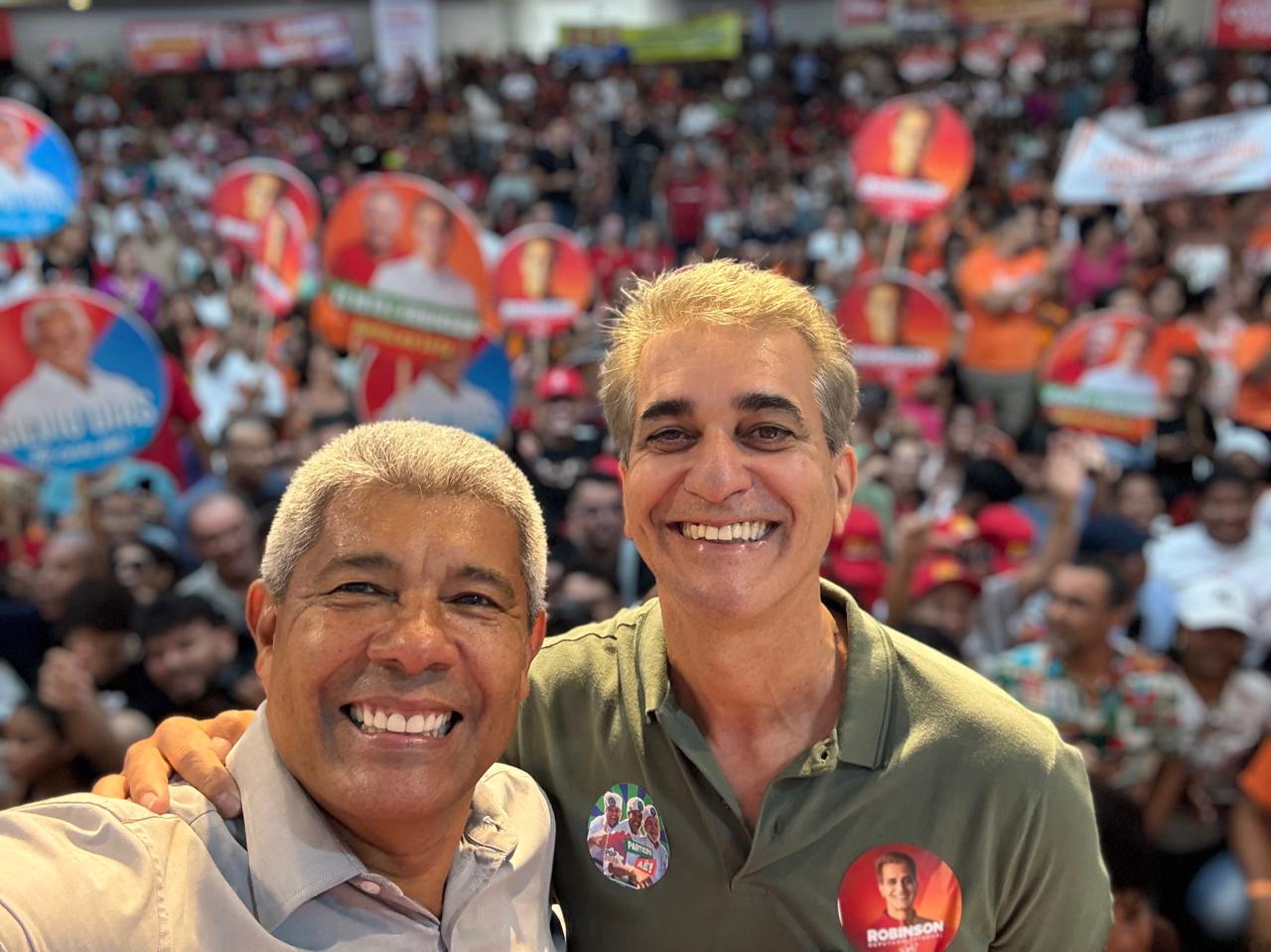 “Quando as placas tectônicas se mexerem, ACM Neto terá derrota ainda mais avassaladora”, diz Robinson, sobre apoio popular a Lula e Jerônimo