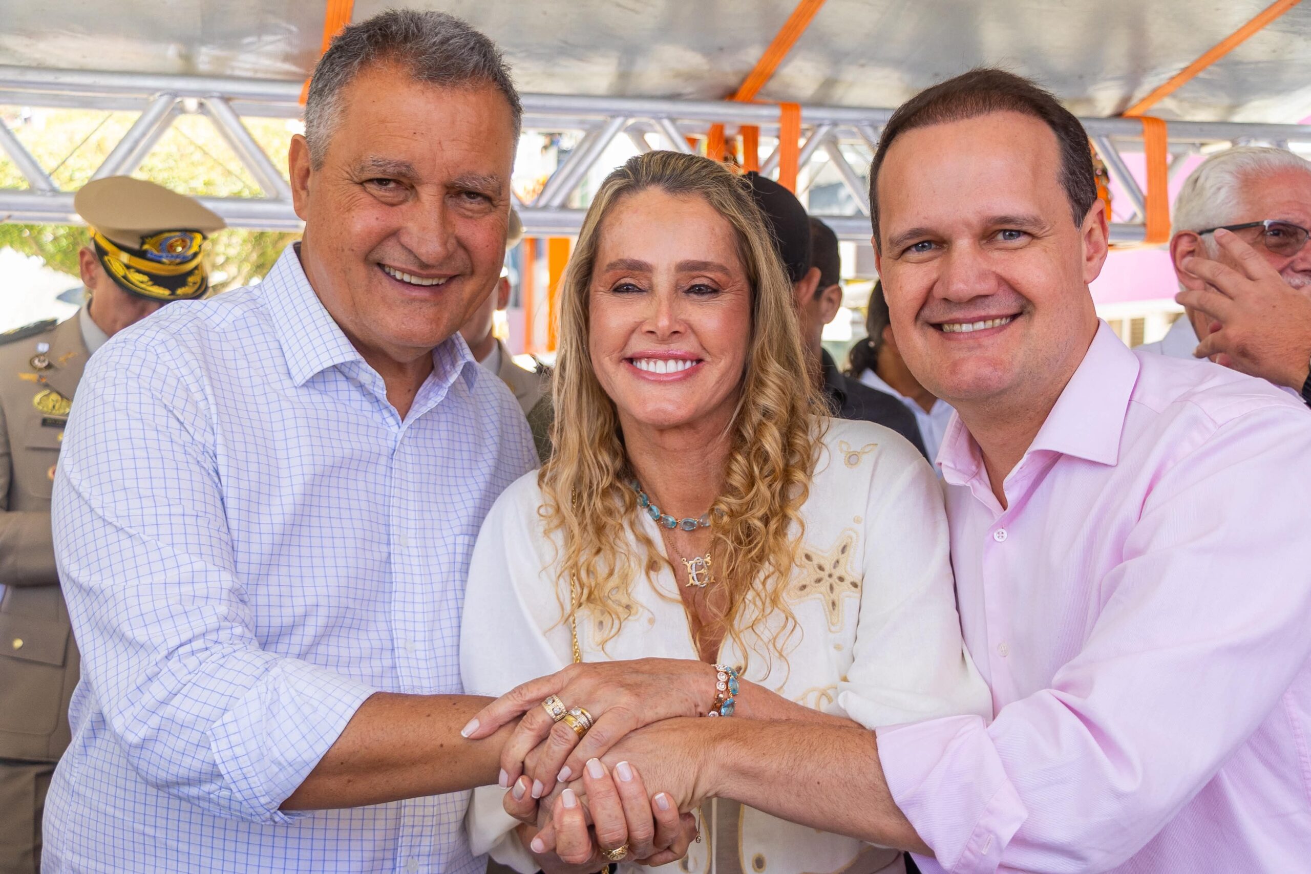 Com Rui Costa e a prefeita Edione, Júlio Pinheiro destaca importância de investimentos nos municípios: “Vital para o crescimento de todo estado”