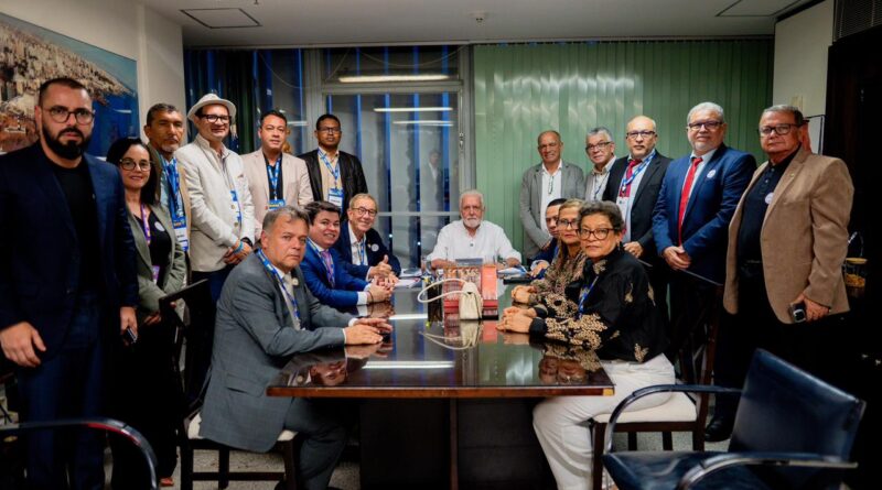 Em reunião com o líder do governo no Senado, UPB reforça em Brasília defesa da redução do INSS para aliviar contas dos municípios