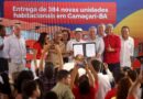 Parceria Bahia-Brasil realiza sonho da moradia digna para quase 400 famílias em Camaçari