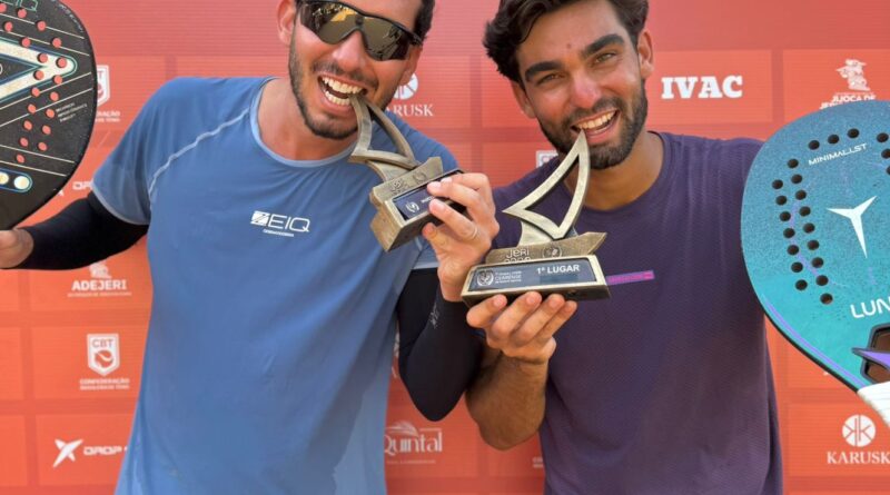 Melhores baianos no ranking mundial de beach tennis conquistam torneio internacional na Colômbia