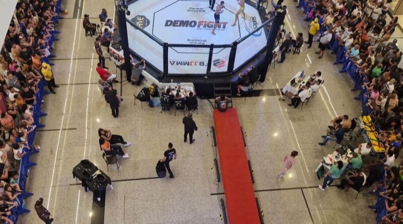 Shopping vira arena de MMA e recebe evento gratuito neste fim de semana em Lauro de Freitas 