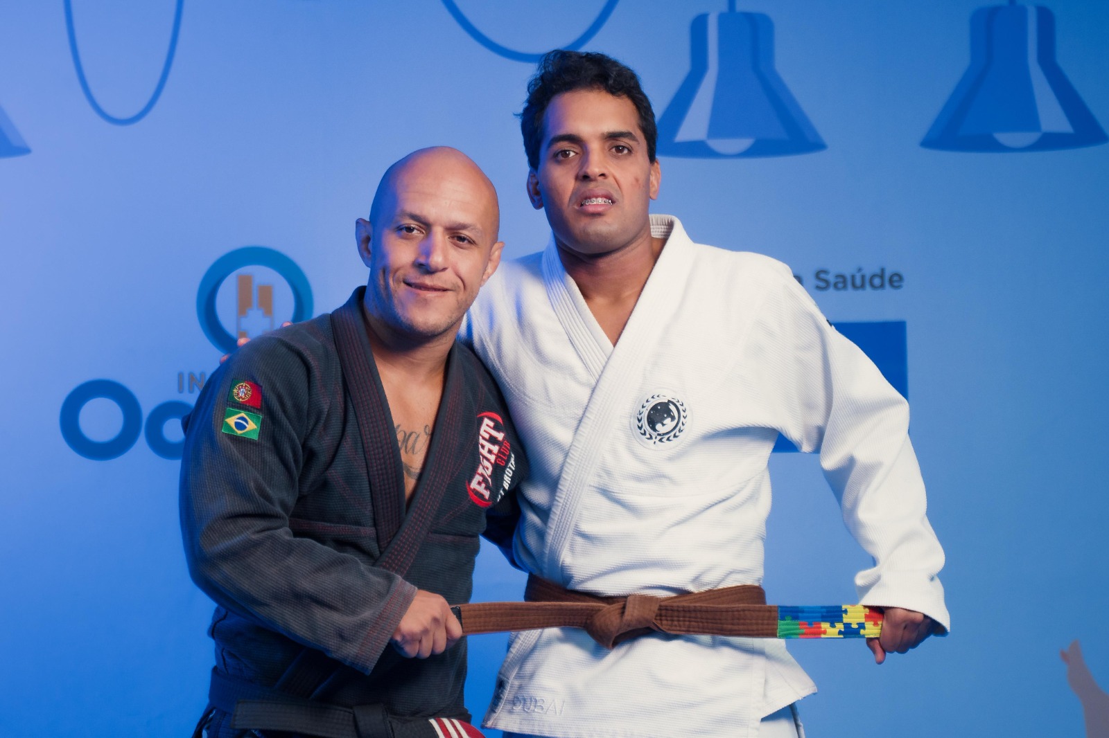 Professor de jiu-jitsu neurodivergente do CER Barra é premiado em competição nacional em São Paulo