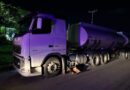 PM recupera carreta e carga roubadas na RMS
