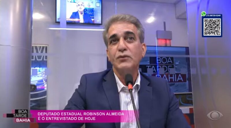 “Enquanto Lula for vivo, ACM Neto não ganha eleição para governo da Bahia”, afirma deputado Robinson