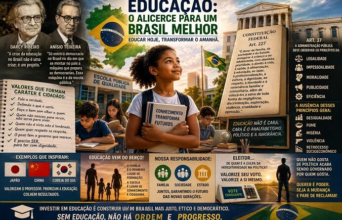 MESTRES DA EDUCAÇÃO ALERTARAM O BRASIL — E NÓS IGNORAMOS?