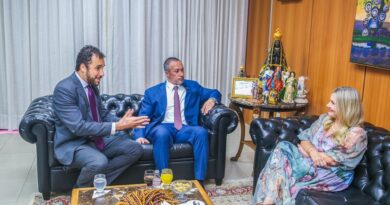Presidente Ivana Bastos recebe visita oficial do embaixador dos Emirados Árabes Unidos no Brasil