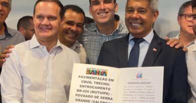 Júlio Pinheiro destaca compromisso de Jerônimo com o desenvolvimento dos municípios baianos