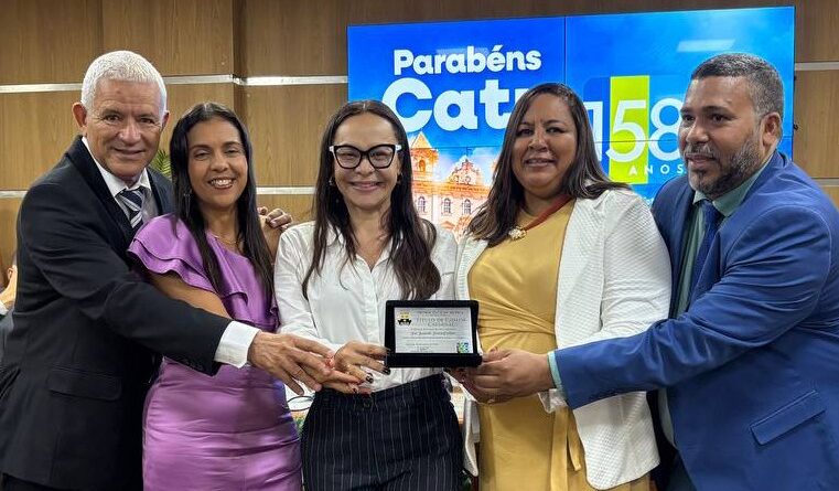 Ivoneide recebe título de cidadã de Catu e reforça trabalho pelo município: “Mais desenvolvimento e inclusão”