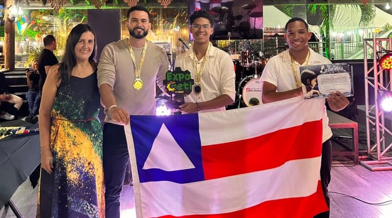 Projeto de estudantes do CETEP do Sisal conquista primeiro lugar em feira científica nacional e garante credencial para Espanha