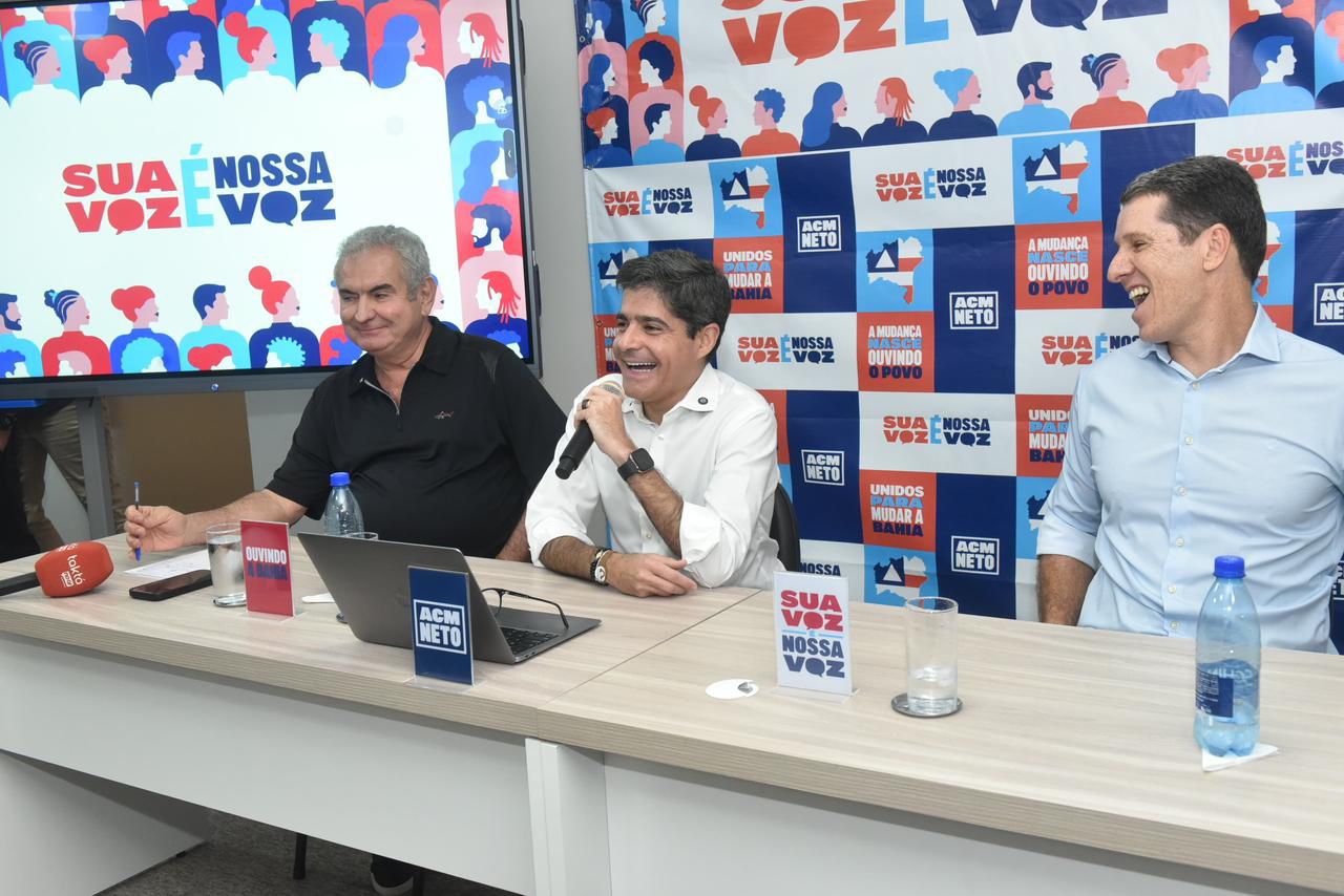 Sua Voz É Nossa Voz: ACM Neto leva movimento de escuta popular a Jacobina nesta terça-feira (2)