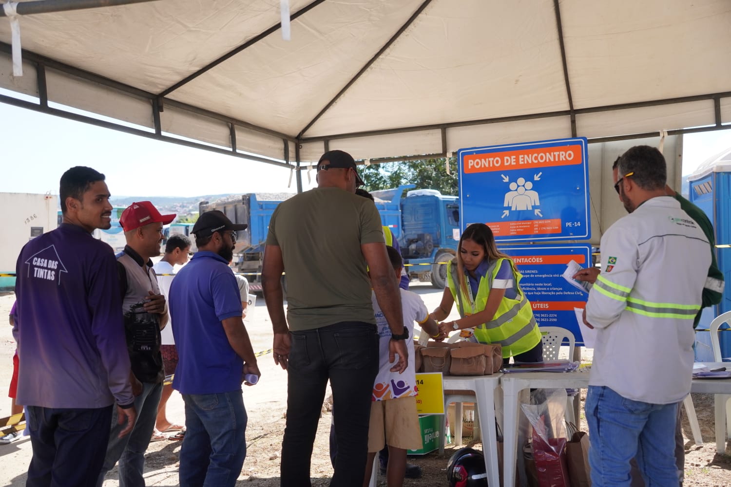 Jacobina Mineração Pan American Silver mobiliza mais de 2 mil pessoas em Simulado de Barragem