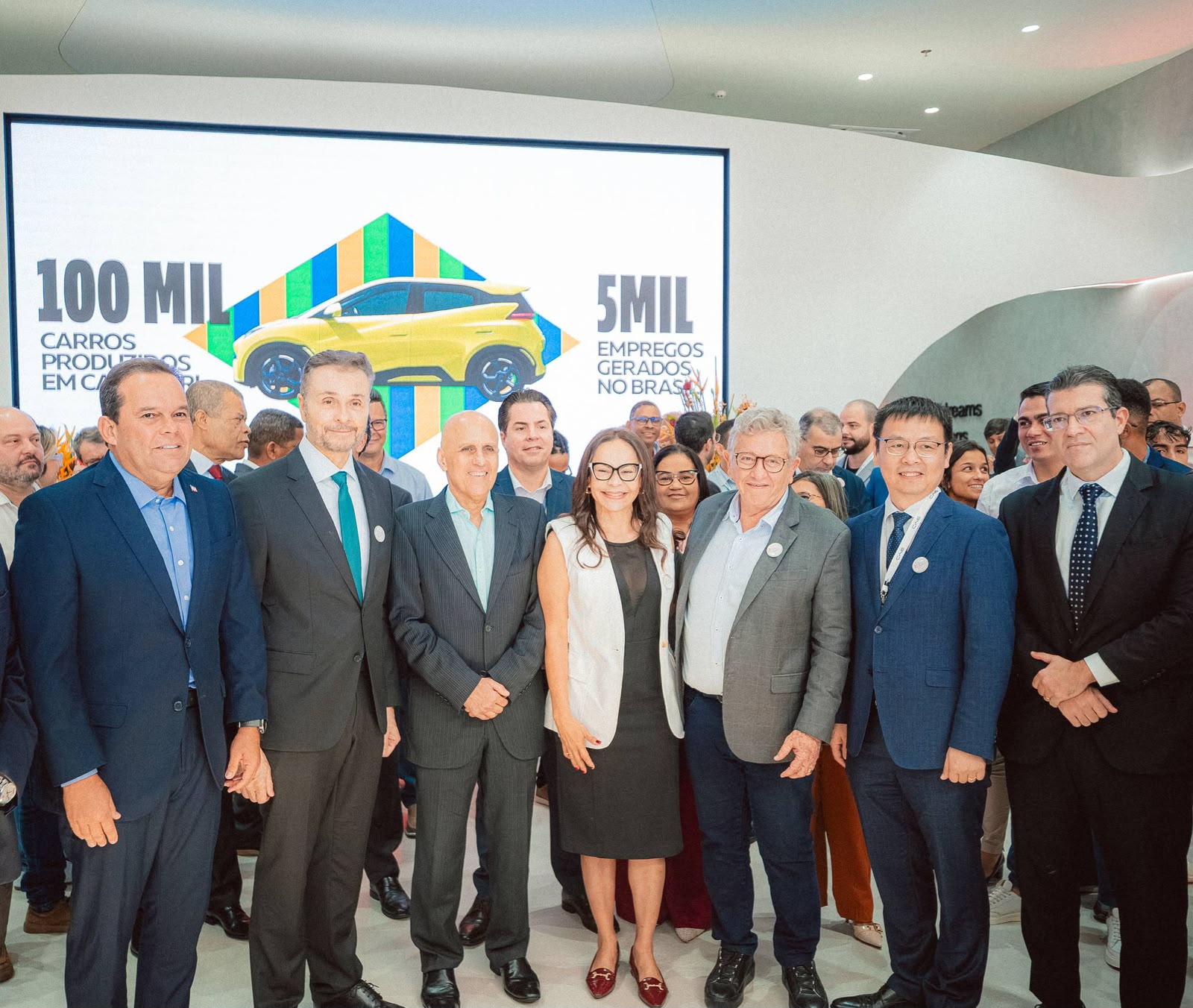 Ivoneide comemora marca de 100 mil carros produzidos pela BYD: “Momento muito importante para Camaçari e toda a Bahia”