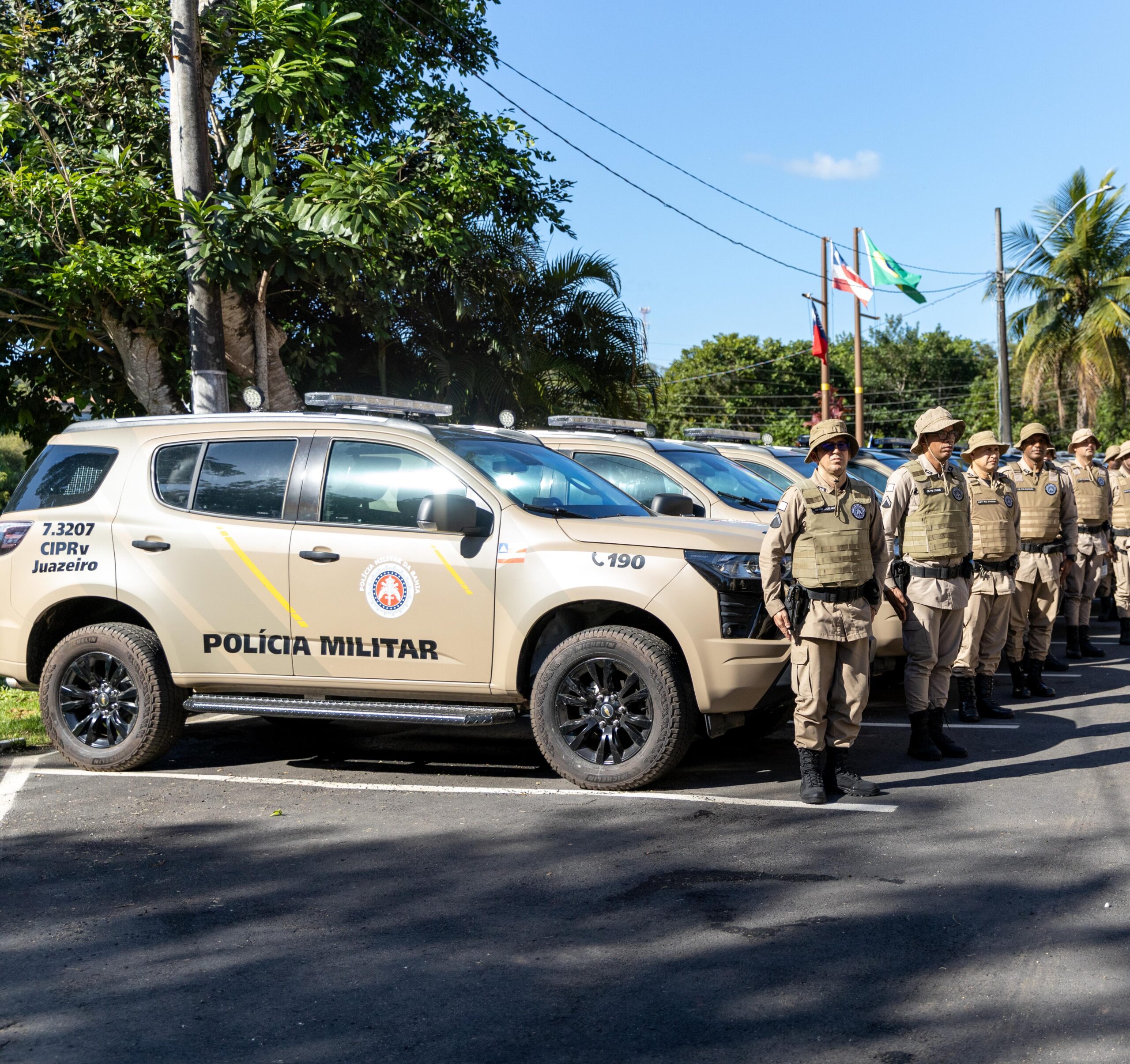 PMBA reforça policiamento rodoviário com 11 novas viaturas semiblindadas