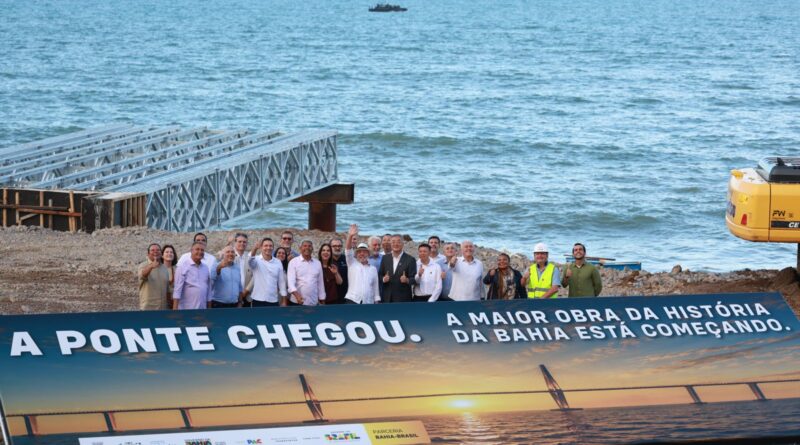 Com Lula, Ponte Salvador-Itaparica entra na fase das obras e marca novo ciclo de desenvolvimento na Bahia