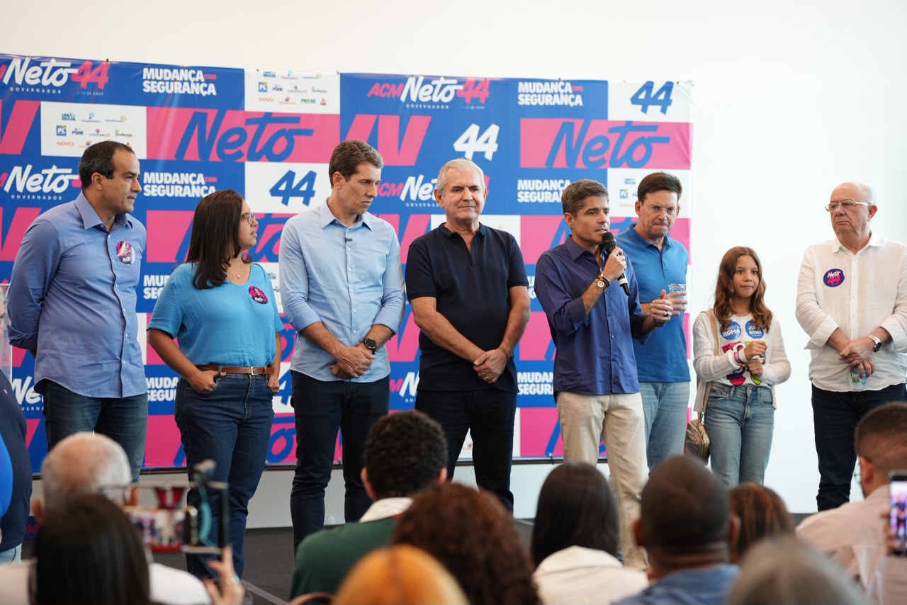 Convenção oficializa chapa de oposição na Bahia com ACM Neto ao governo