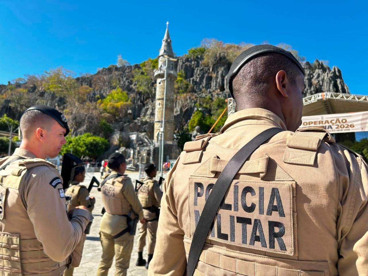 Operação Romaria amplia proteção para fiéis que visitam o Santuário de Bom Jesus da Lapa