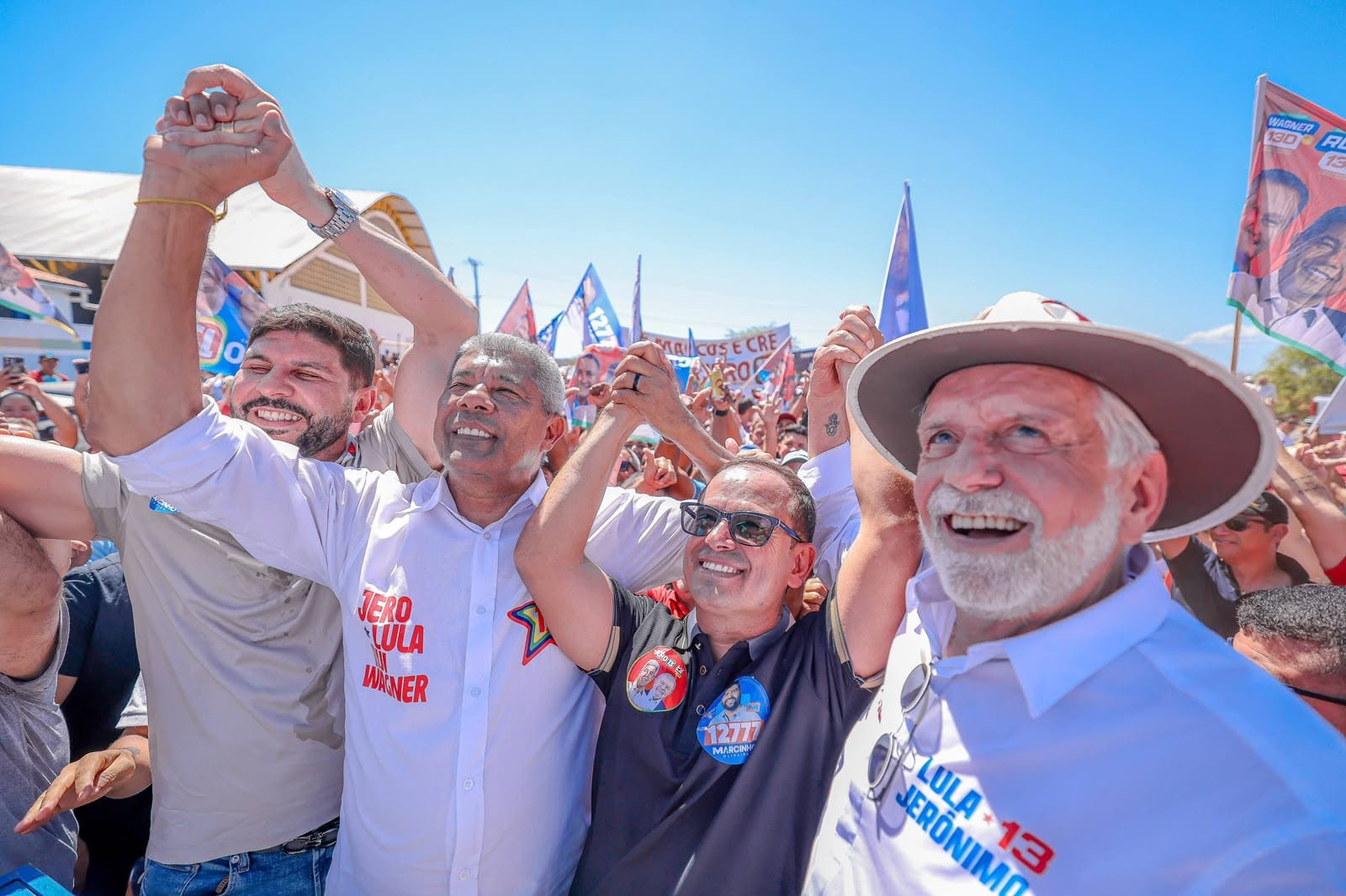Em agenda na Bacia do Paramirim, Jaques Wagner destaca investimentos de governos petistas na Bahia