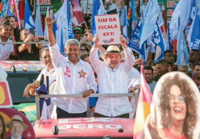 Lula e Jerônimo abrem caminhada em Salvador pedindo fim da escala 6×1