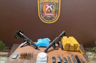 Polícia Militar apreende fuzil, submetralhadora e munições em Cassange