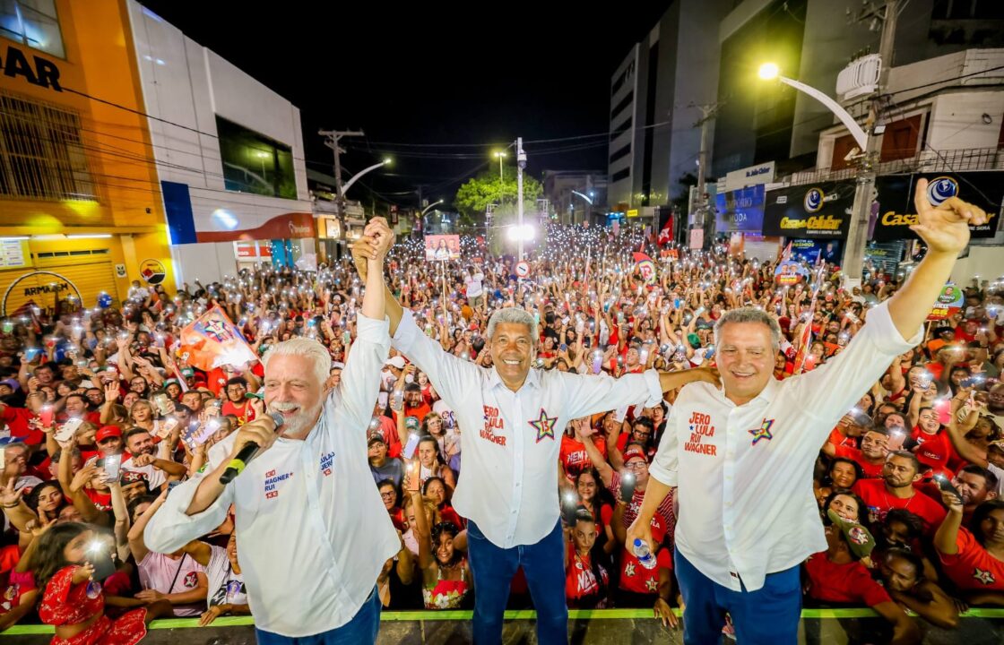 Em Jacobina, Wagner convoca militância a “trabalhar um pouquinho mais e descansar um pouquinho menos” na reta final da campanha