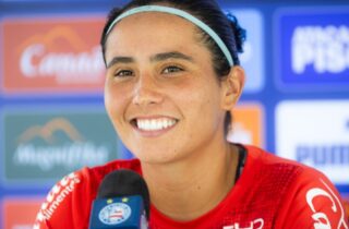 Artilheira em 2025, Gica mira repetir feito pelo Bahia no Campeonato Baiano Feminino