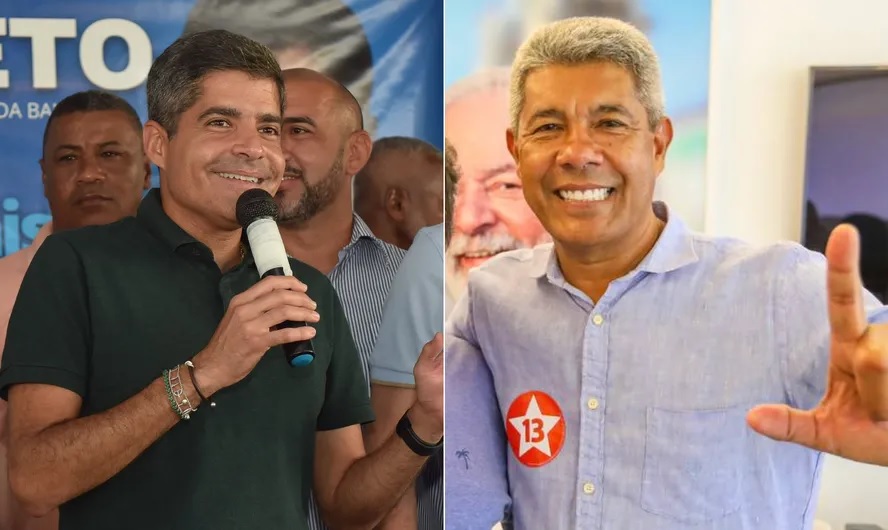 AtlasIntel: ACM Neto lidera em Salvador e Jerônimo tem vantagem no interior da Bahia