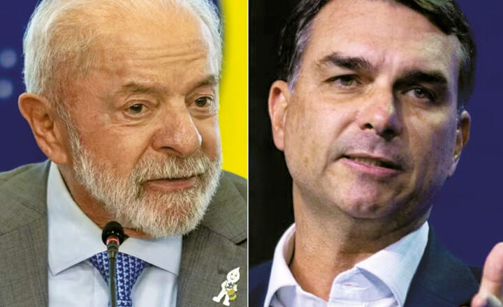 Quaest: Lula tem 46% e Flávio Bolsonaro, 45% dos votos válidos no primeiro turno