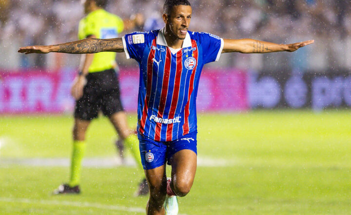 Bahia sofre empate do Santos nos acréscimos e permanece na 7ª posição do Brasileirão