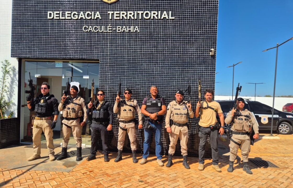 Operação Vértice mira suspeitos de roubos a postos de gasolina e instituição financeira em Caculé