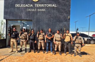 Operação Vértice mira suspeitos de roubos a postos de gasolina e instituição financeira em Caculé