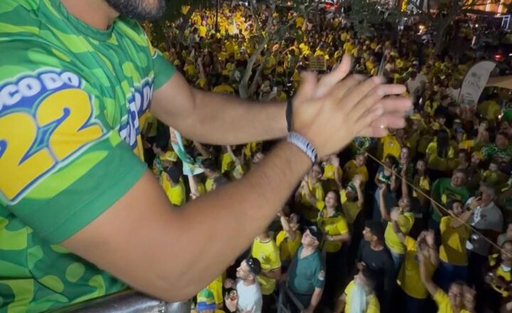 Capitão Alden reforça apoio a Flávio durante ato em Feira