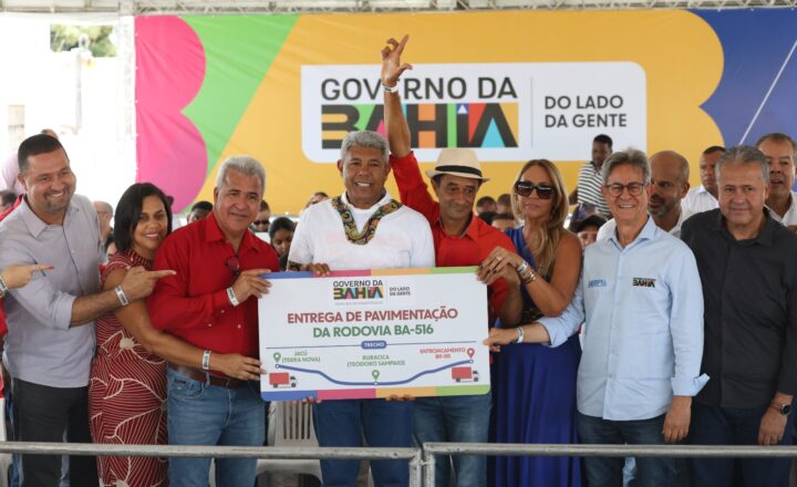 Recuperação na rodovia BA-516 qualifica deslocamento em Teodoro Sampaio e região