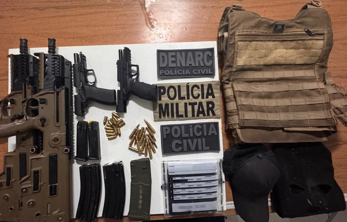 Três suspeitos morrem em confronto com a polícia e dois fuzis são apreendidos em Porto Seguro